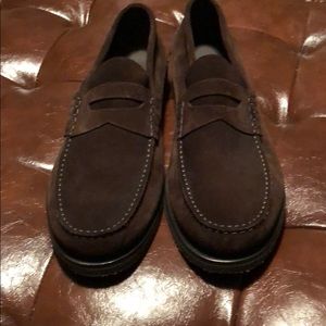 Ferragamo Brown Suede Loafer size 10 MAKE OFFER